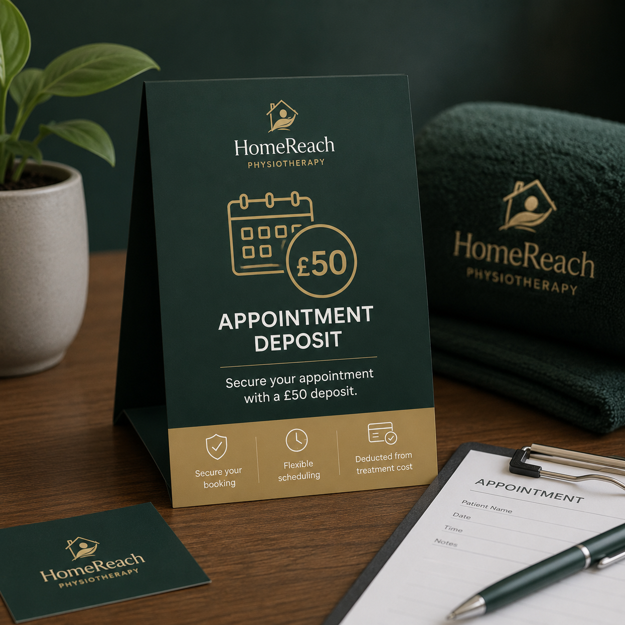 £50 Appointment Deposit